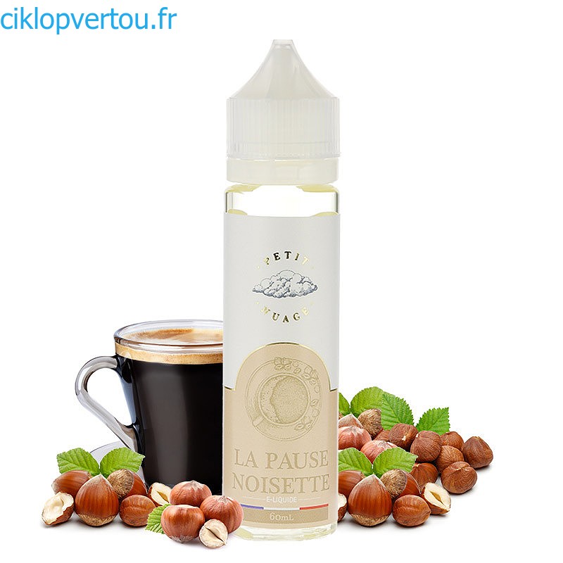 La Pause Noisette E-liquide 60ml - Petit Nuage - ciklopvertou.fr cigarette électronique 44