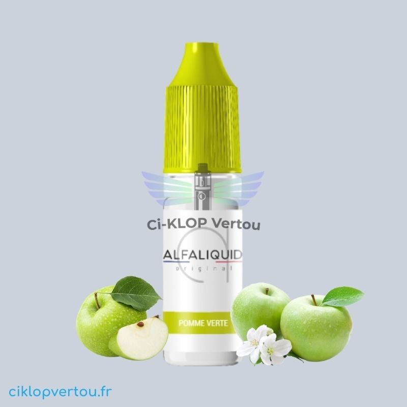 E-liquide Pomme Verte - ALFALIQUID - Ciklop Vertou cigarette électronique 44
