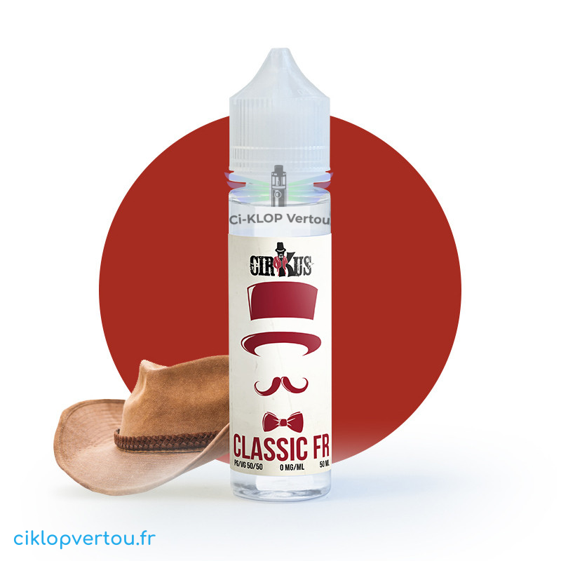 E-liquide Classic FR 50ml - Cirkus - ciklopvertou.fr cigarette électronique 44