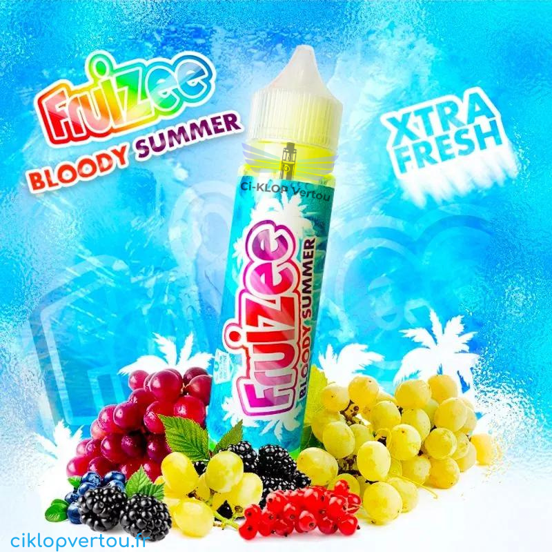 E-liquide Bloody Summer 50ml - Fruizee - ciklopvertou.fr cigarette électronique 44