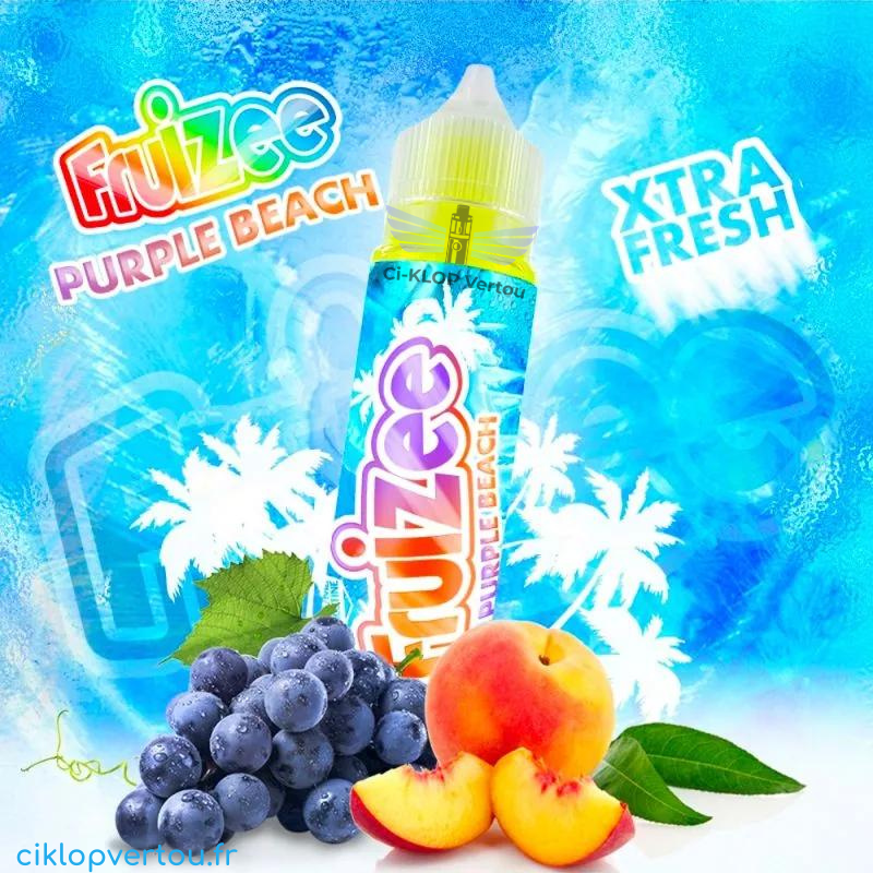 E-liquide Purple Beach 50ml - Fruizee - ciklopvertou.fr cigarette électronique 44
