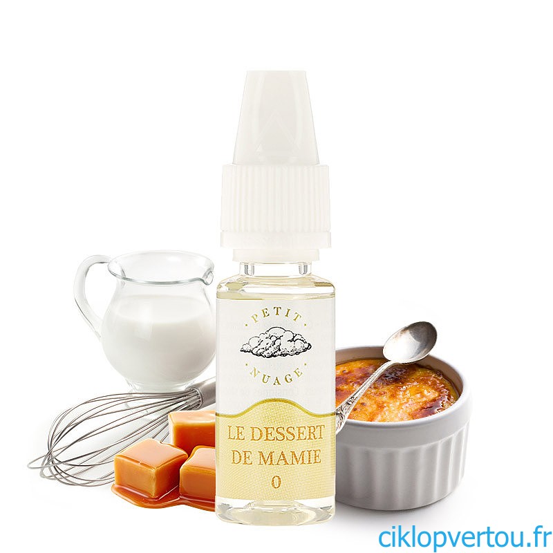 Le Dessert de Mamie E-liquide 10ml - Petit Nuage - ciklopvertou.fr cigarette électronique 44