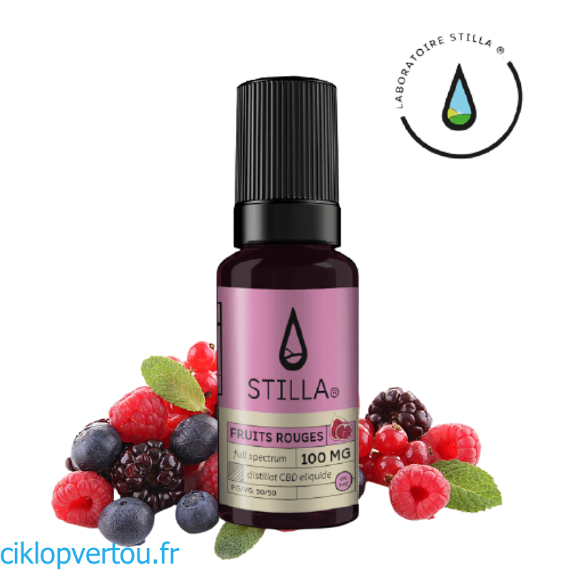 E-liquide CBD 100 Fruits Rouges - Stilla - Ciklop Vertou cigarette électronique 44