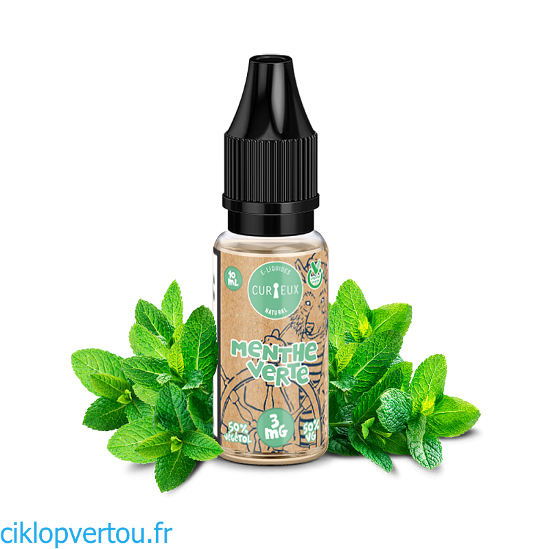 Natural Menthe Verte E-liquide 10ml - Curieux Natural - ciklopvertou.fr cigarette électronique 44