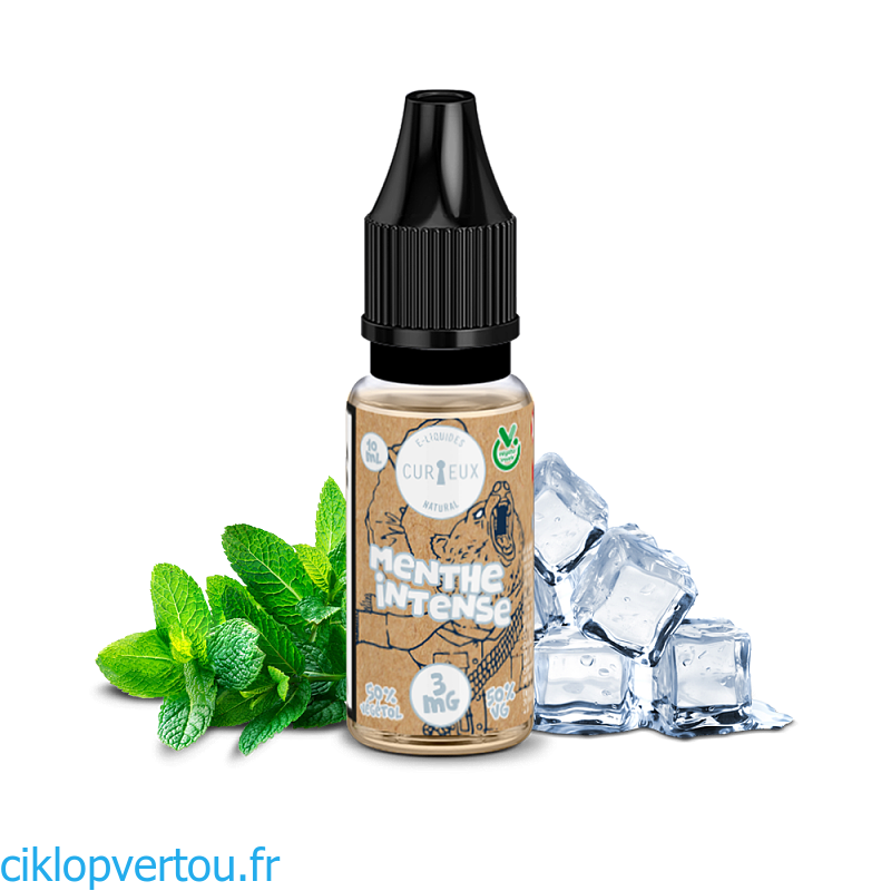 Natural Menthe Intense - E-liquide 10ml - Curieux Natural - ciklopvertou.fr cigarette électronique 44