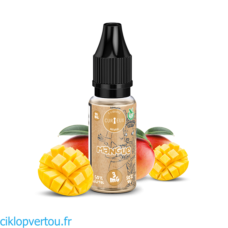 Natural Mangue E-liquide 10ml - Curieux Natural - ciklopvertou.fr cigarette électronique 44