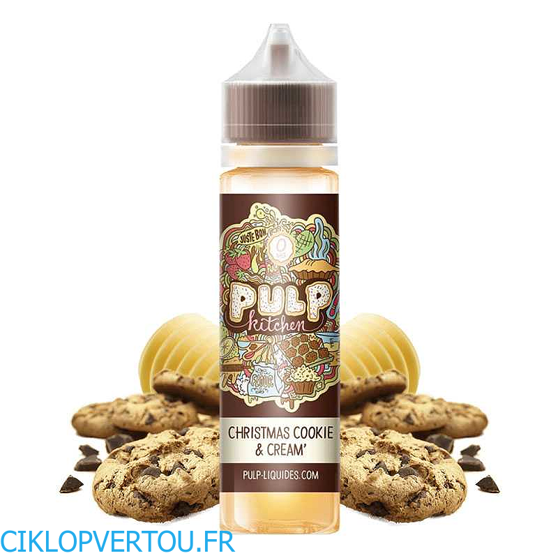 Christmas Cookie & Cream E-liquide 50ml - Pulp Kitchen - ciklopvertou.fr cigarette électronique 44