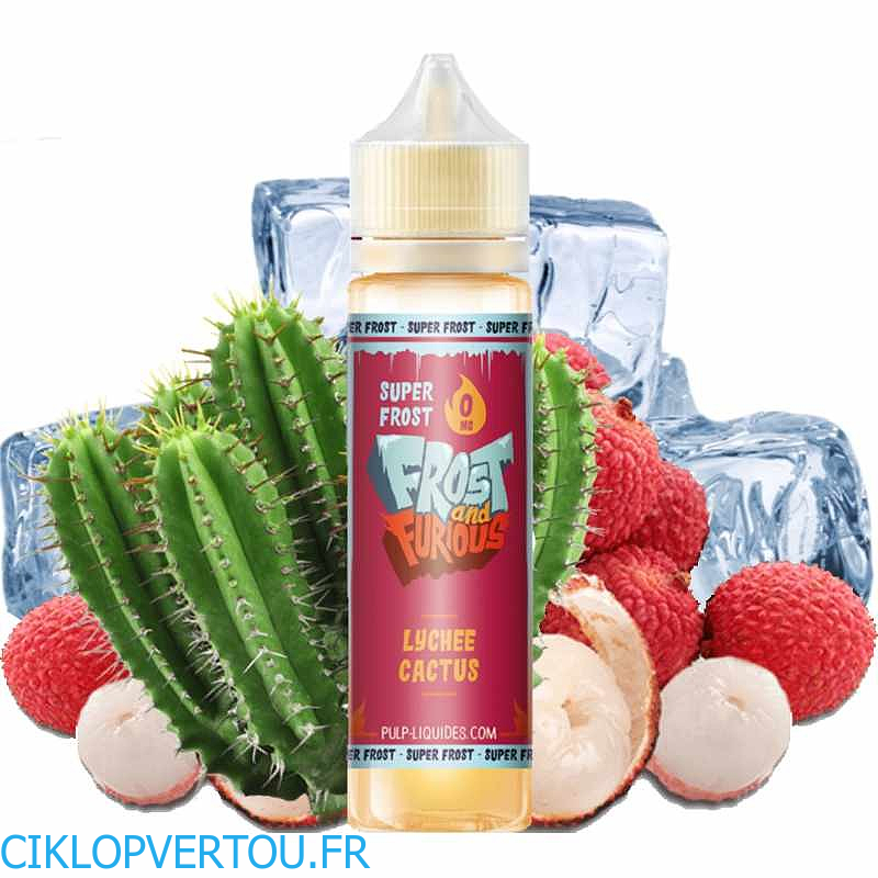 Lychee Cactus E-liquide 50ml - Frost & Furious - ciklovpertou.fr cigarette électronique 44