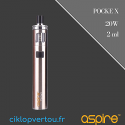 Kit E-cigarette Aspire PockeX - ciklopvertou.fr cigarette électronique 44