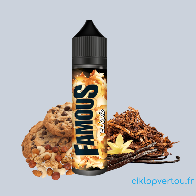 Famous E-liquide 50ml - Eliquid France - ciklopvertou.fr cigarette électronique 44