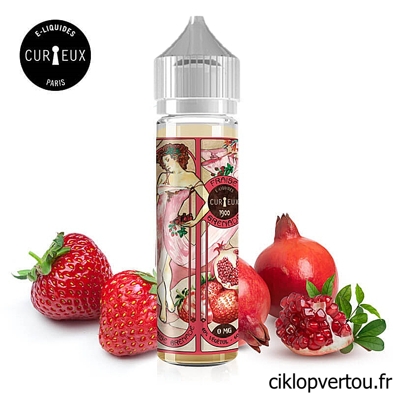 Fraise Grenade E-liquide 50ml - Curieux Ed. 1900 - ciklopvertou.fr cigarette électronique 44