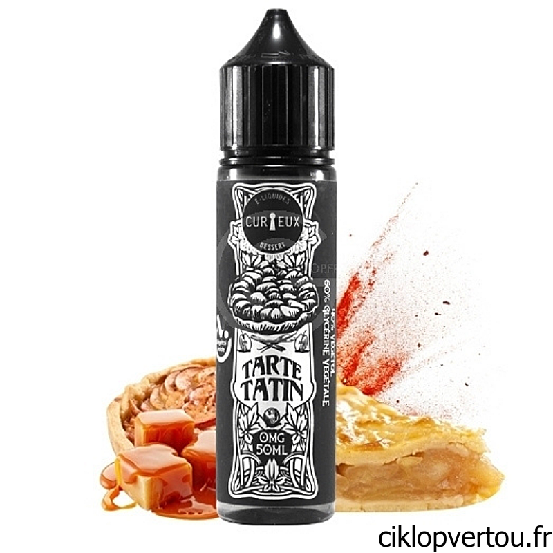 Tarte Tatin E-liquide 50ml - Curieux Ed. Dessert - ciklopvertou.fr cigarette électronique 44