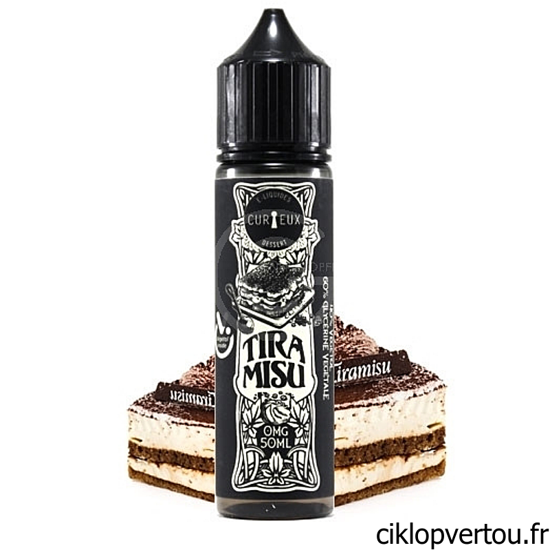 Tiramisu E-liquide 50ml - Curieux Ed. Dessert - ciklopvertou.fr cigarette électronique 44