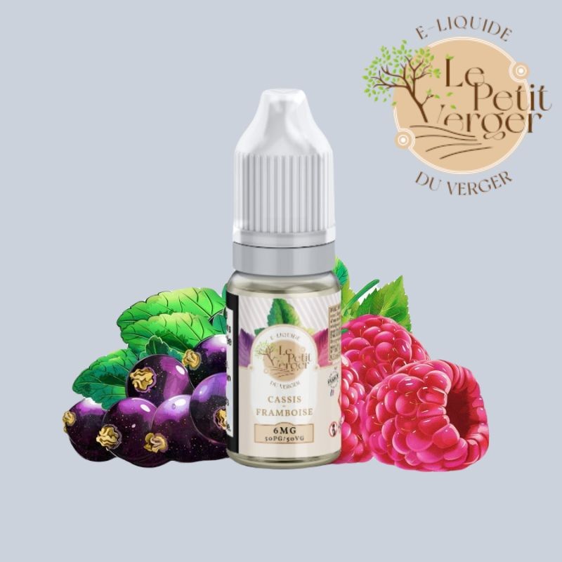 Cassis Framboise - Le Petit Verger - E-liquide 10ml - ciklopvertou.fr cigarette électronique 44