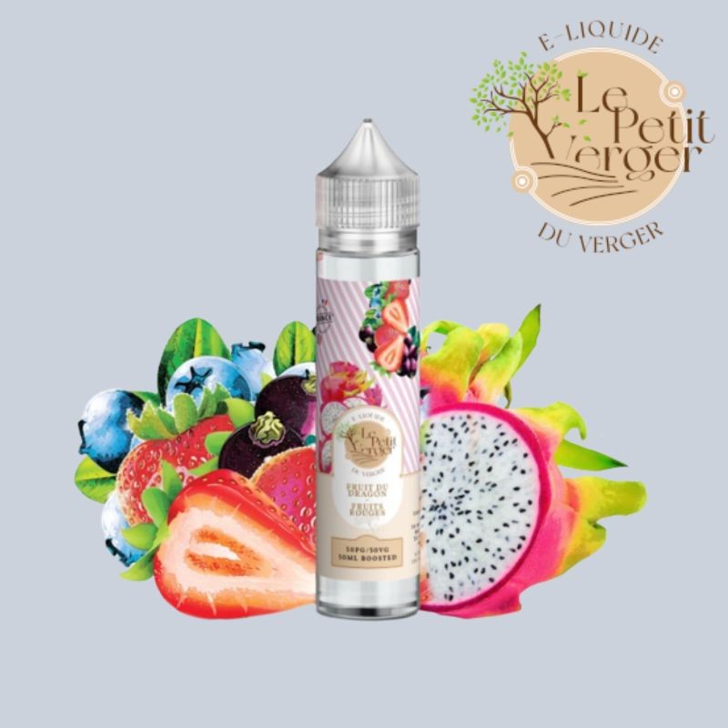 Fruit du dragon Fruits rouges - Le Petit Verger - Eliquide 50ml - ciklopvertou.fr cigarette électronique 44