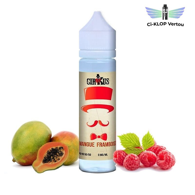 Eliquide Mangue Framboise 50ml Cirkus ciklopvertou.fr cigarette