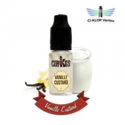 E-liquide Vanilla Custard 10ml - Cirkus - ciklopvertou.fr cigarette électronique 44