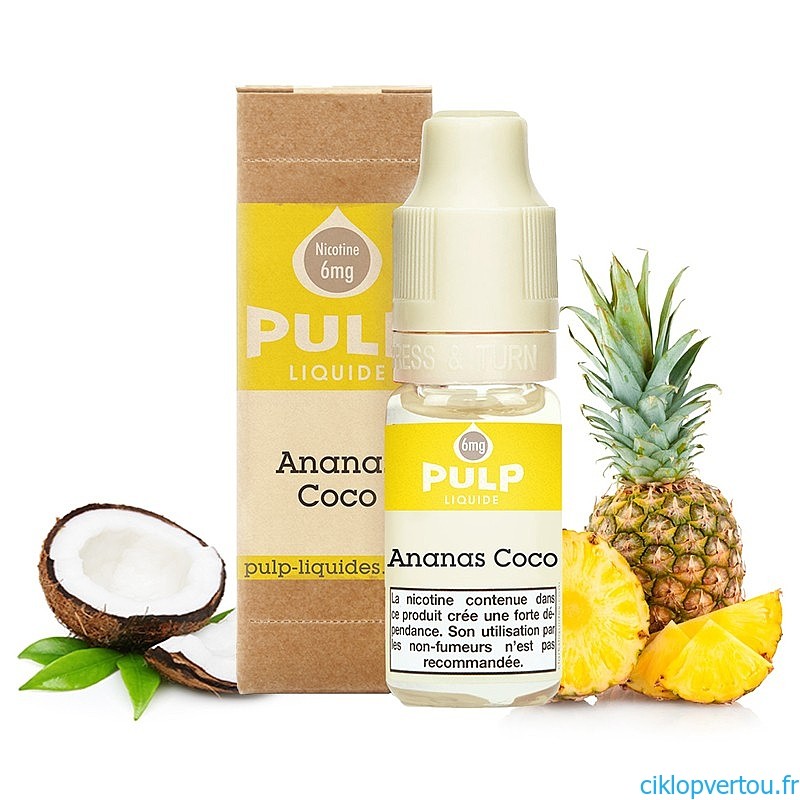 E-liquide Ananas Coco - PULP - Ciklop Vertou cigarette électronique 44